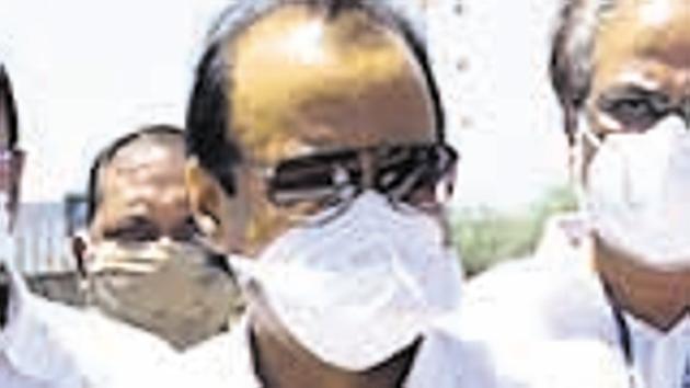 Ajit Pawar on Tuesday held a meeting with officials at Mantralaya and instructed the urban development secretary Pravinsinh Pardeshi and Mahesh Pathak to scrap the PMC proposal.(HT FILE)