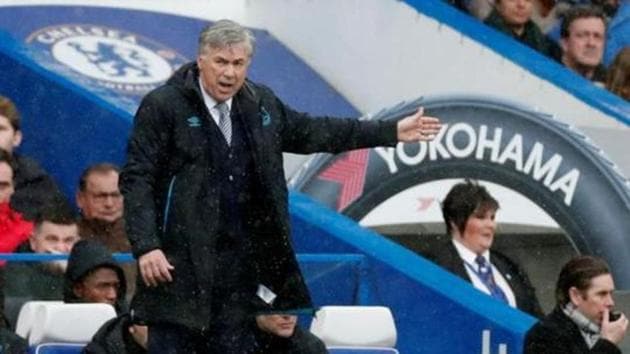 Everton manager Carlo Ancelotti.(Action Images via Reuters)