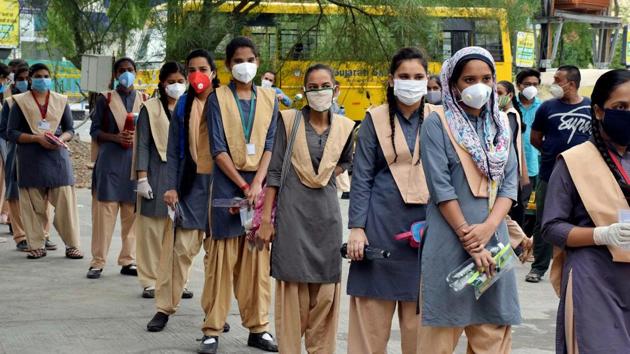 Indore recorded 44 new Covid-19 cases in the last 24 hours.(ANI Photo) Indore recorded 44 new Covid-19 cases in the last 24 hours.(ANI Photo)