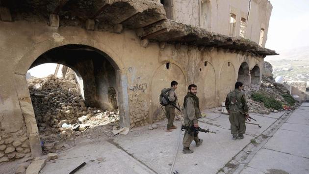 Turkey regularly carries out air and ground attacks against the outlawed Kurdistan Workers Party, or PKK, which it says maintains bases in northern Iraq. Wednesday’s was the first known airborne and land offensive. (AP file photo. Representative image) Turkey regularly carries out air and ground attacks against the outlawed Kurdistan Workers Party, or PKK, which it says maintains bases in northern Iraq. Wednesday’s was the first known airborne and land offensive. (AP file photo. Representative image)