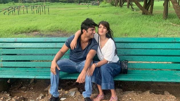 Rhea Chakraborty had posted this picture with Sushant Singh Rajput on his birthday in January. Rhea Chakraborty had posted this picture with Sushant Singh Rajput on his birthday in January.
