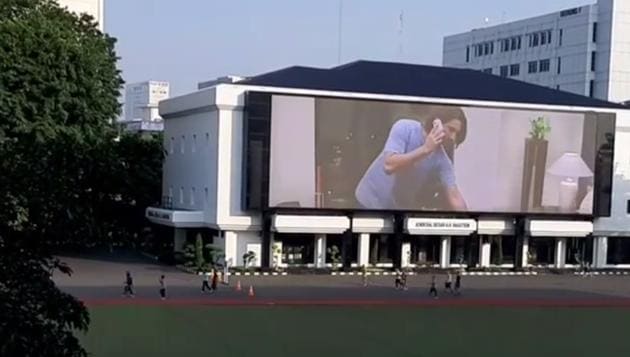 Indonesian Fans Pay Tribute To Sushant Singh Rajput Play Song From Ms Dhoni Biopic On A Billboard Watch Bollywood Hindustan Times