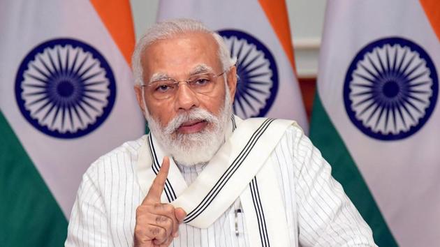 Prime Minister Narendra Modi reviewed the situation in the wake of the Baghjan gas well fire in Assam(PTI)