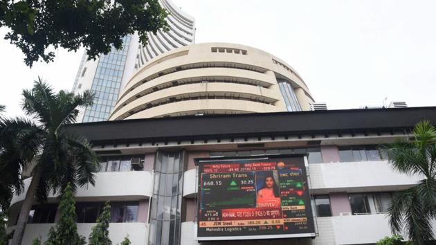 After opening at 33,371.52, the 30-share index turned choppy to trade 52.46 points, or 0.16 per cent, lower at 33,455.46. (PTI) After opening at 33,371.52, the 30-share index turned choppy to trade 52.46 points, or 0.16 per cent, lower at 33,455.46. (PTI)