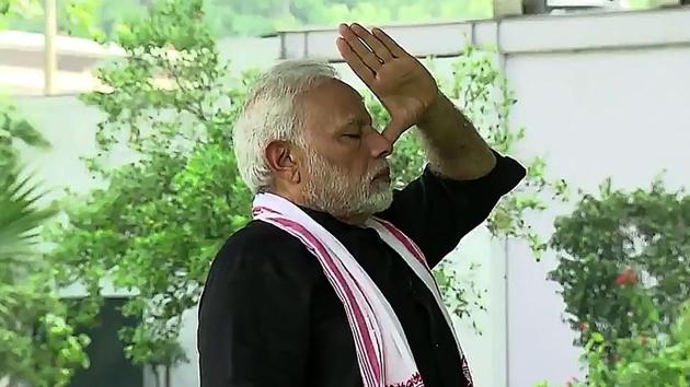 Prime Minister Narendra Modi regularly posts video of himself doing Yoga.(AFP Photo/File/representative use)