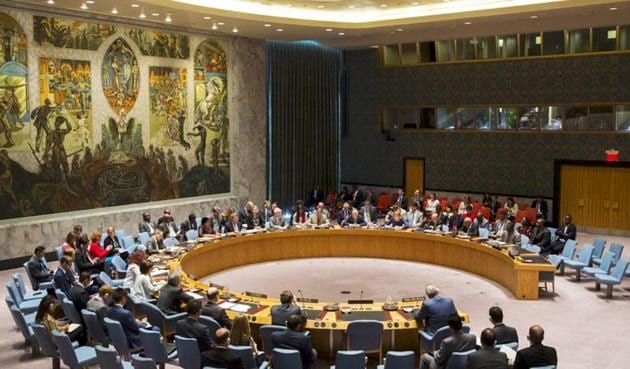 Members of the United Nations Security Council at the UN headquarters in New York (REUTERS) Members of the United Nations Security Council at the UN headquarters in New York (REUTERS)