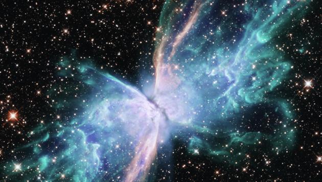Hubble was recently retrained on NGC 6302, known as the “Butterfly Nebula,” to observe it across a more complete spectrum of light, from near-ultraviolet to near-infrared, helping researchers better understand the mechanics at work in its technicolour “wings” of gas. (NASA) Hubble was recently retrained on NGC 6302, known as the “Butterfly Nebula,” to observe it across a more complete spectrum of light, from near-ultraviolet to near-infrared, helping researchers better understand the mechanics at work in its technicolour “wings” of gas. (NASA)