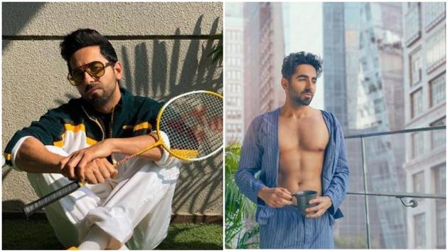 Ayushmann Khurrana often shares shirtless pictures clicked in his balcony. Ayushmann Khurrana often shares shirtless pictures clicked in his balcony.