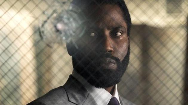 John David Washington in a still from Tenet.