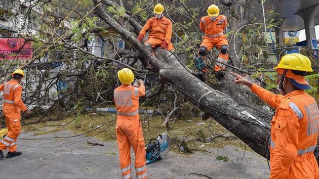 They also reached out to the affected people in parts of south Bengal with food and relief materials after the devastating Cyclone Amphan hit the state on May 20.(PTI)