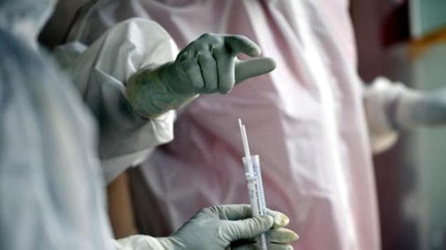The researchers noted that in March, a 29-year-old woman arrived at the Royal Alexandra Hospital’s Eye Institute of Alberta with a severe case of conjunctivitis and minimal respiratory symptoms. (Vipin Kumar/HT PHOTO) The researchers noted that in March, a 29-year-old woman arrived at the Royal Alexandra Hospital’s Eye Institute of Alberta with a severe case of conjunctivitis and minimal respiratory symptoms. (Vipin Kumar/HT PHOTO)
