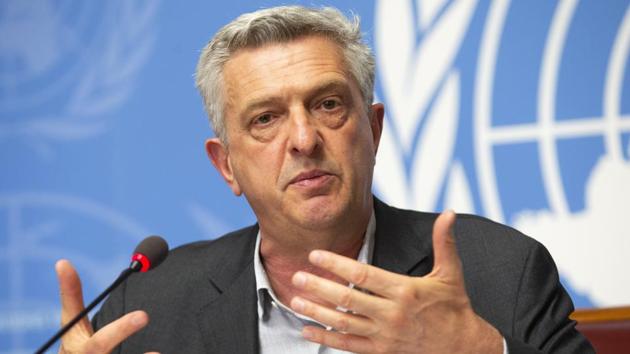 UN High Commissioner for Refugees Filippo Grandi said 164 countries have either partially or totally closed their borders to fight Covid-19.(AP)