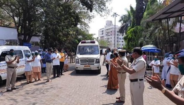 In Pune city, the number of positive cases among police officers has crossed 480, including three deaths.(HT PHOTO)
