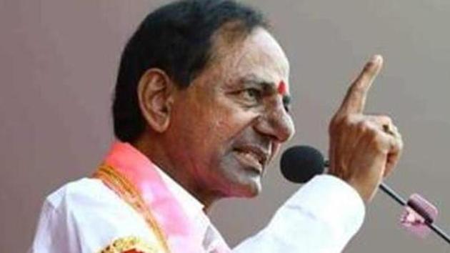 KCR advised against knee-jerk reaction of banning Chinese imports to the country and supported a long-term strategy. (HT Photo) KCR advised against knee-jerk reaction of banning Chinese imports to the country and supported a long-term strategy. (HT Photo)