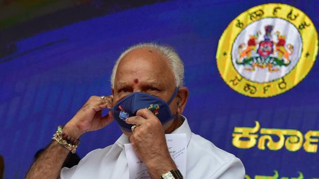The Chief Minister conducted all the important meetings of the day at the Vidhana Soudha instead of ‘Krishna’, sources said.(PTI Photo) The Chief Minister conducted all the important meetings of the day at the Vidhana Soudha instead of ‘Krishna’, sources said.(PTI Photo)