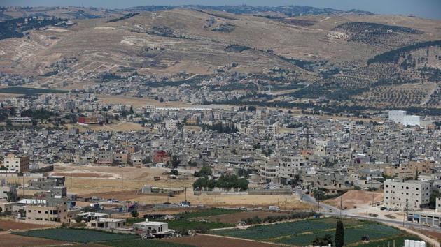A general view shows Al-Baqaa Palestinian refugee camp, near Amman, Jordan June 16, 2020. (REUTERS)