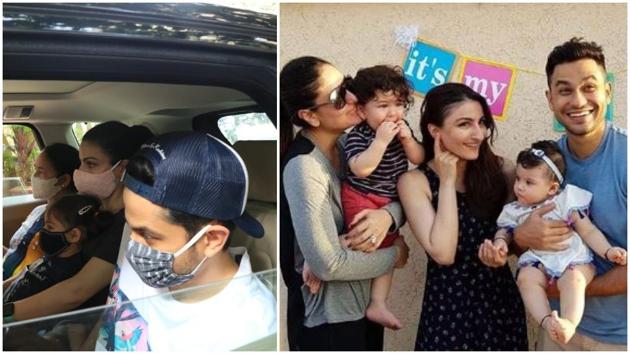 Kareena Kapoor, Saif Ali Khan met Soha Ali Khan, Kunal Kemmu and Inaaya after a long time.