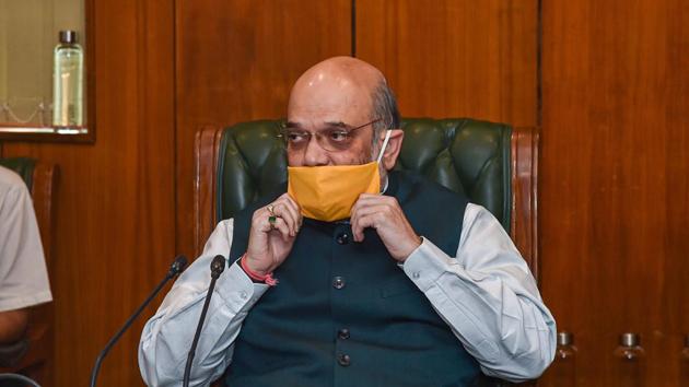 Union Home Minister Amit Shah’s tweet came after the former Congress president posted a video on Friday of the father talking about the attack on Indian soldiers along the contested areas of the Line of Actual Control (LAC) in eastern Ladakh. (PTI file photo) Union Home Minister Amit Shah’s tweet came after the former Congress president posted a video on Friday of the father talking about the attack on Indian soldiers along the contested areas of the Line of Actual Control (LAC) in eastern Ladakh. (PTI file photo)
