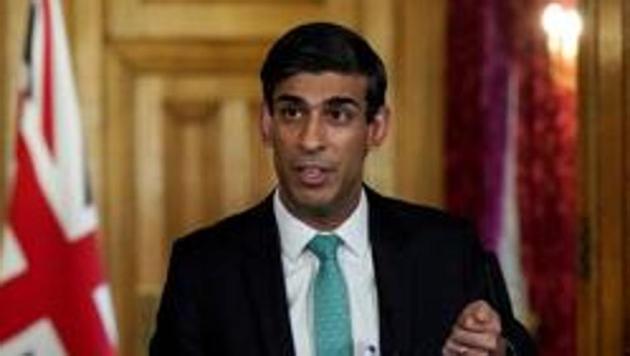 Britain's Chancellor Rishi Sunak said he understood how the rule was affecting the ability of pubs, restaurants and other hospitality firms to reopen.(via REUTERS)