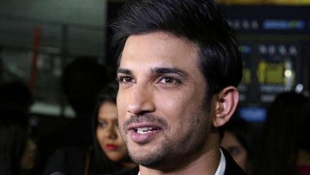 File picture of actor Sushant Singh Rajput talking to the press at the International Indian Film Academy Rocks show.(REUTERS) File picture of actor Sushant Singh Rajput talking to the press at the International Indian Film Academy Rocks show.(REUTERS)