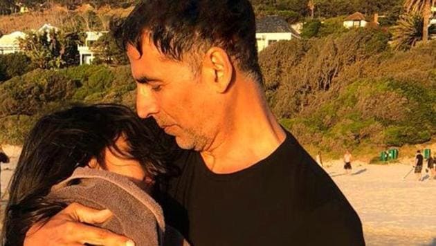 Akshay Kumar with his daughter Nitara.