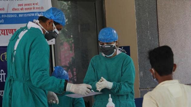 Currently, at least 80 patients in Gurugram are under critical care. (Yogendra Kumar/HT file photo) Currently, at least 80 patients in Gurugram are under critical care. (Yogendra Kumar/HT file photo)