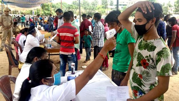 Most of the new Covid-19 cases recorded in Odisha on June 21 were in quarantine centres which house migrant workers who have returned from other states.(ANI File)