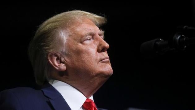 US President Donald Trump pauses as he addresses his first re-election campaign rally in several months in the midst of the coronavirus disease outbreak, at the BOK Centre in Tulsa, Oklahoma, on June 20. (Reuters Photo) US President Donald Trump pauses as he addresses his first re-election campaign rally in several months in the midst of the coronavirus disease outbreak, at the BOK Centre in Tulsa, Oklahoma, on June 20. (Reuters Photo)