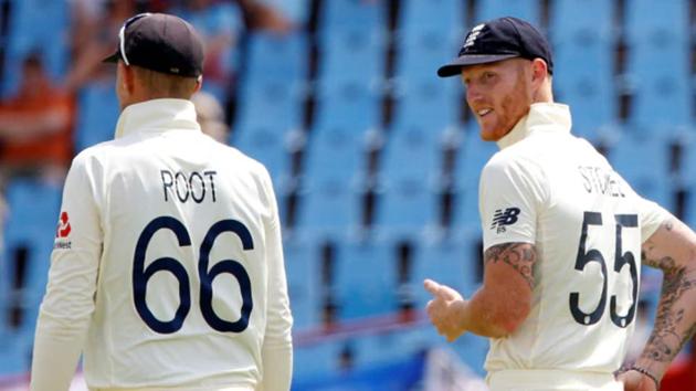 Joe Root and Ben Stokes while fielding at slips for England. (Reuters) Joe Root and Ben Stokes while fielding at slips for England. (Reuters)