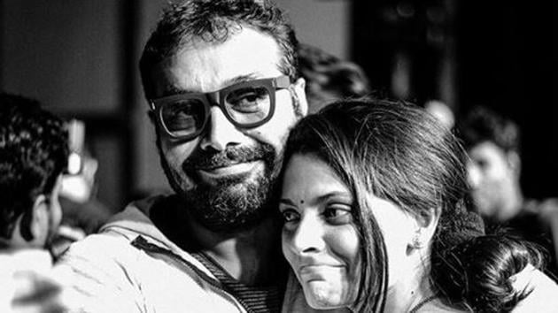 Saiyami Kher with her Choked director Anurag Kashyap.