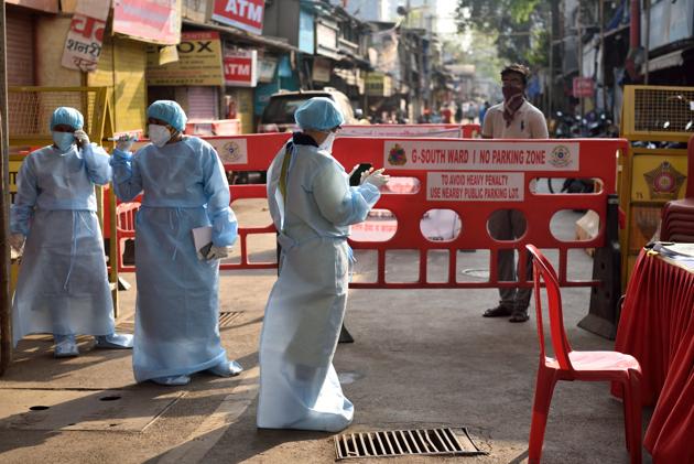 Till Sunday, the BMC had reported 66,507 Covid-19 cases in the Mumbai. (Satish Bate/HT file photo) Till Sunday, the BMC had reported 66,507 Covid-19 cases in the Mumbai. (Satish Bate/HT file photo)