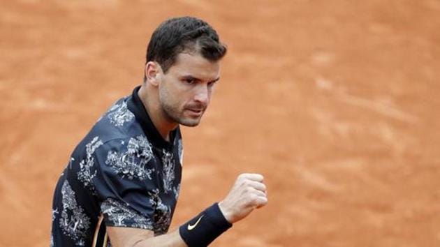 File photo of Bulgaria's Grigor Dimitrov.(REUTERS)