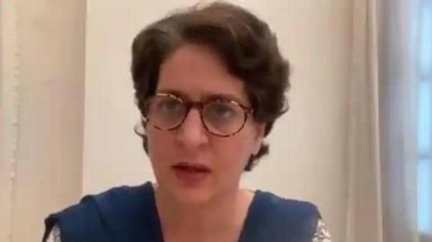 Priyanka Gandhi in her tweet on Monday alleged that 28 deaths of Covid-19 patients occurred within 48 hours of hospitalisation in Agra, Uttar Pradesh.(@priyankagandhi/Twitter) Priyanka Gandhi in her tweet on Monday alleged that 28 deaths of Covid-19 patients occurred within 48 hours of hospitalisation in Agra, Uttar Pradesh.(@priyankagandhi/Twitter)