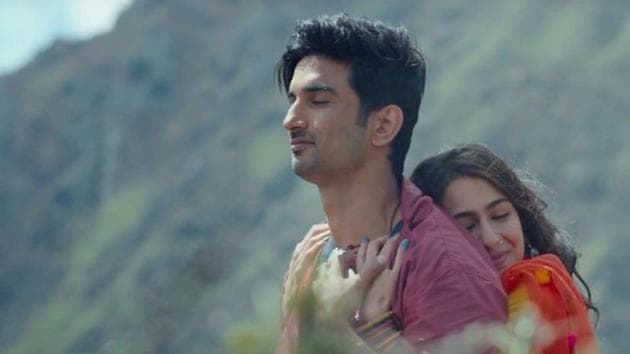 Sara Ali Khan and Sushant Singh Rajput in a still from Kedarnath.