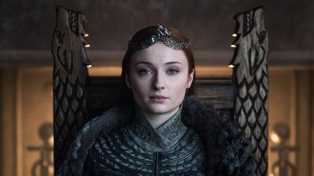 Sophie Turner as Sansa Stark in Game of Thrones.