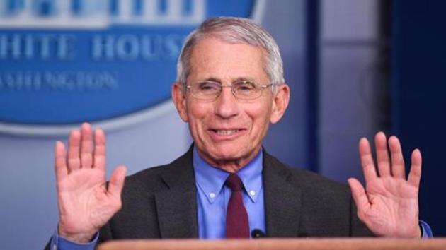 Anthony Fauci, director of the National Institute of Allergy and Infectious Diseases, during a coronavirus task force news conference at the White House in Washington.(Bloomberg File Photo) Anthony Fauci, director of the National Institute of Allergy and Infectious Diseases, during a coronavirus task force news conference at the White House in Washington.(Bloomberg File Photo)
