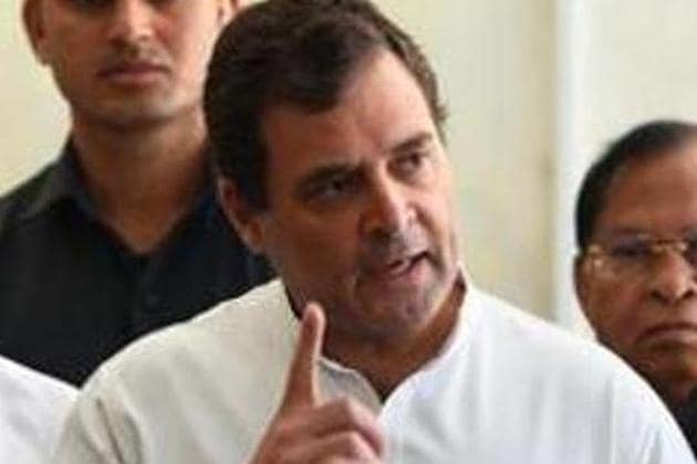 Congress leader Rahul Gandhi (Mohd Zakir/HT PHOTO) Congress leader Rahul Gandhi (Mohd Zakir/HT PHOTO)