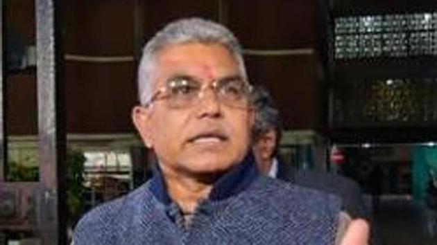 West Bengal BJP President Dilip Ghosh said his party will counter political violence by Trinamool Congress in kind.(PTI)
