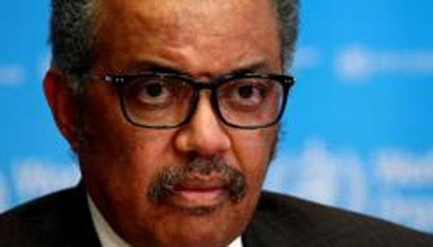 Tedros Adhanom also told a news briefing he backed Saudi Arabia’s decision to ban pilgrims from abroad from attending the annual Haj pilgrimage to help limit the spread of the virus.(REUTERS)