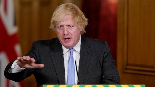 Britain's Prime Minister Boris Johnson during a daily briefing to update on the coronavirus disease (Covid-19) outbreak, at 10 Downing Street in London, Britain on June 23, 2020. (Reuters Photo) Britain's Prime Minister Boris Johnson during a daily briefing to update on the coronavirus disease (Covid-19) outbreak, at 10 Downing Street in London, Britain on June 23, 2020. (Reuters Photo)