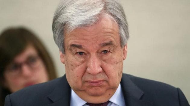 Secretary-General Antonio Guterres has been trying to mobilize international action to address what he says is the biggest international challenge since World War II. (REUTERS) Secretary-General Antonio Guterres has been trying to mobilize international action to address what he says is the biggest international challenge since World War II. (REUTERS)