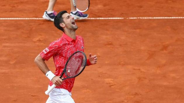 Serbia's Novak Djokovic during Adria Tour at Novak Tennis Centre in Belgrade, Serbia, June 12, 2020. REUTERS/Marko Djurica(REUTERS)