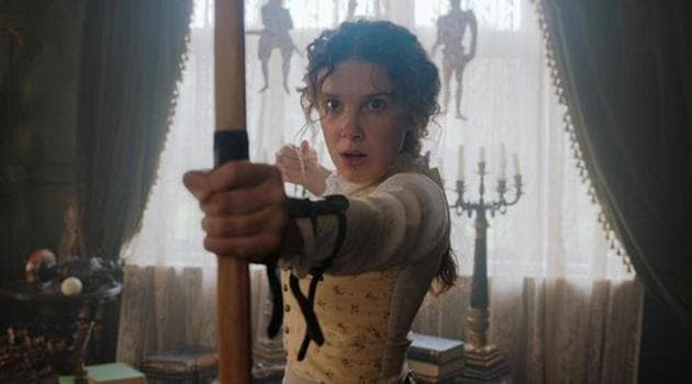 Millie Bobby Brown stars as Sherlock Holmes’ sister in Netflix’s Enola Holmes. Millie Bobby Brown stars as Sherlock Holmes’ sister in Netflix’s Enola Holmes.