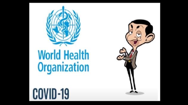 In his usual goofy yet serious way, Mr Bean takes up the essential task of imparting important information about COVID-19.(YouTube/@World Health Organization (WHO)) In his usual goofy yet serious way, Mr Bean takes up the essential task of imparting important information about COVID-19.(YouTube/@World Health Organization (WHO))