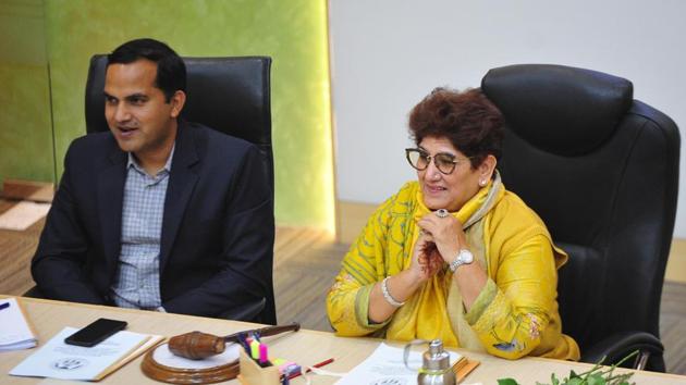 MC commissioner-cum-chief executive officer, CSCL, KK Yadav said three names for the mobile app have been shortlisted, but the final name is yet to be decided. (HT FILE) MC commissioner-cum-chief executive officer, CSCL, KK Yadav said three names for the mobile app have been shortlisted, but the final name is yet to be decided. (HT FILE)
