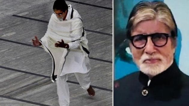 Amitabh Bachchan spoke of peace in his new post.