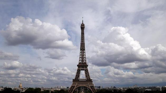 A general view shows the Eiffel Tower as she gets ready to re-open to the public following the coronavirus outbreak, in Paris.(REUTERS)