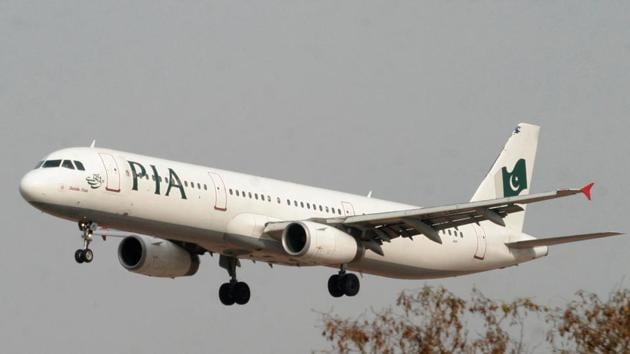 File photo: A Pakistan International Airlines (PIA) plane prepares to land at Islamabad airport in Islamabad.(REUTERS)