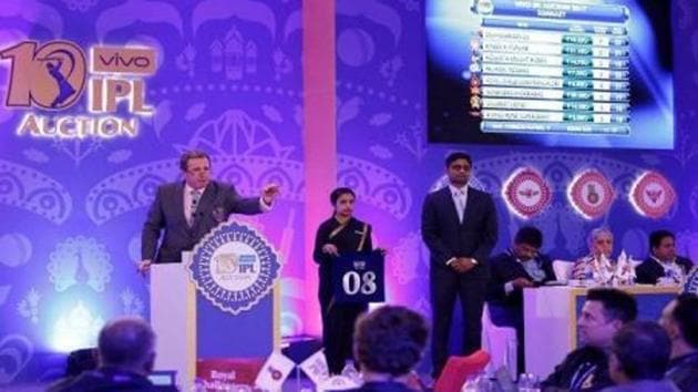 Scenes during an IPL auction (Twitter) Scenes during an IPL auction (Twitter)