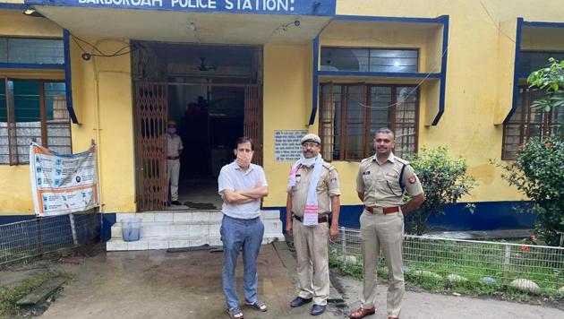 “We are proud of ASI Purnananda Saikia of Borboruah PS who did not think twice before jumping into the water to save 2 drowning boys,” says the tweet posted by Dibrugarh Police. (Twitter/@dibrugarhpolice) “We are proud of ASI Purnananda Saikia of Borboruah PS who did not think twice before jumping into the water to save 2 drowning boys,” says the tweet posted by Dibrugarh Police. (Twitter/@dibrugarhpolice)